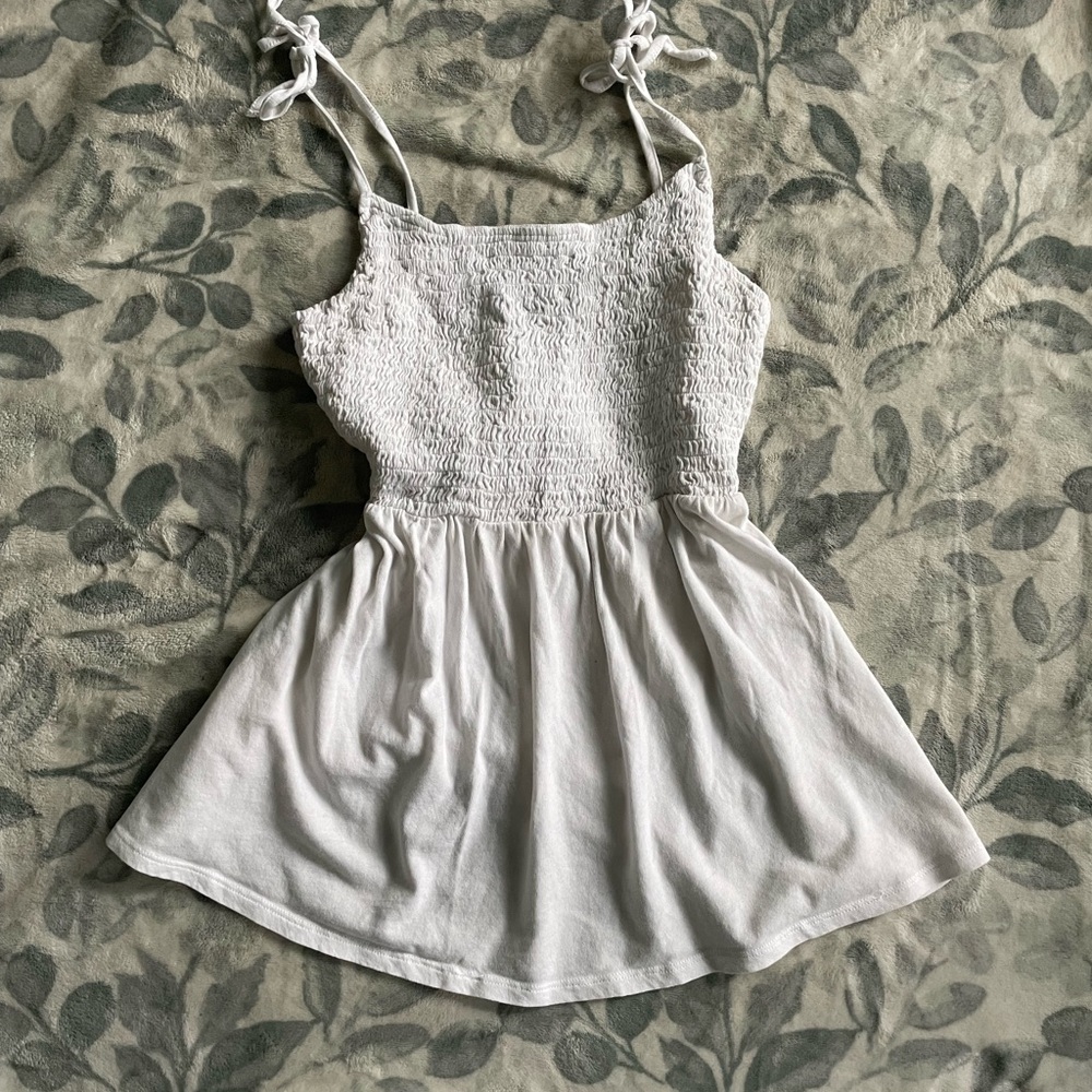 American Eagle white babydoll top